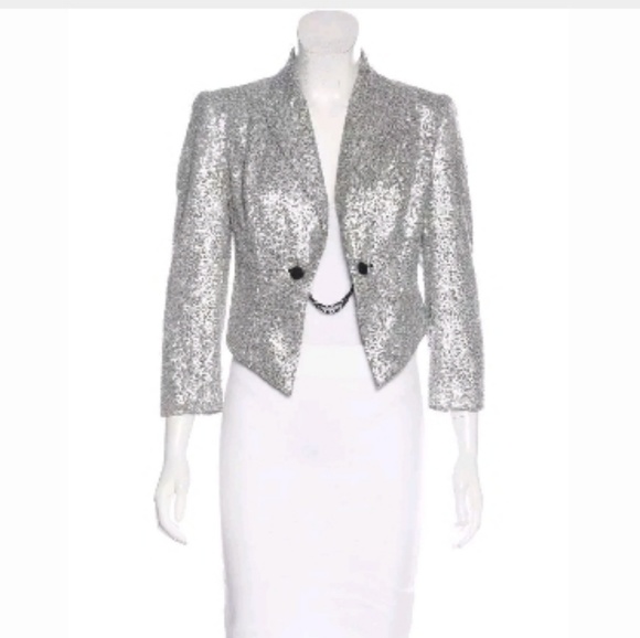 Robert Rodriguez Jackets & Blazers - Robert Rodriguez Silk Sequined Blazer 8